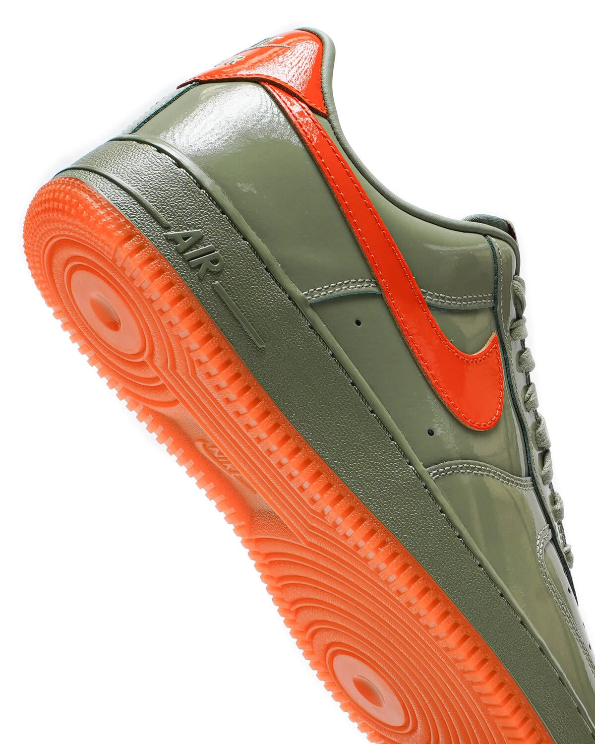 Nike Air Force 1 Low "Vert Olive / Orange"