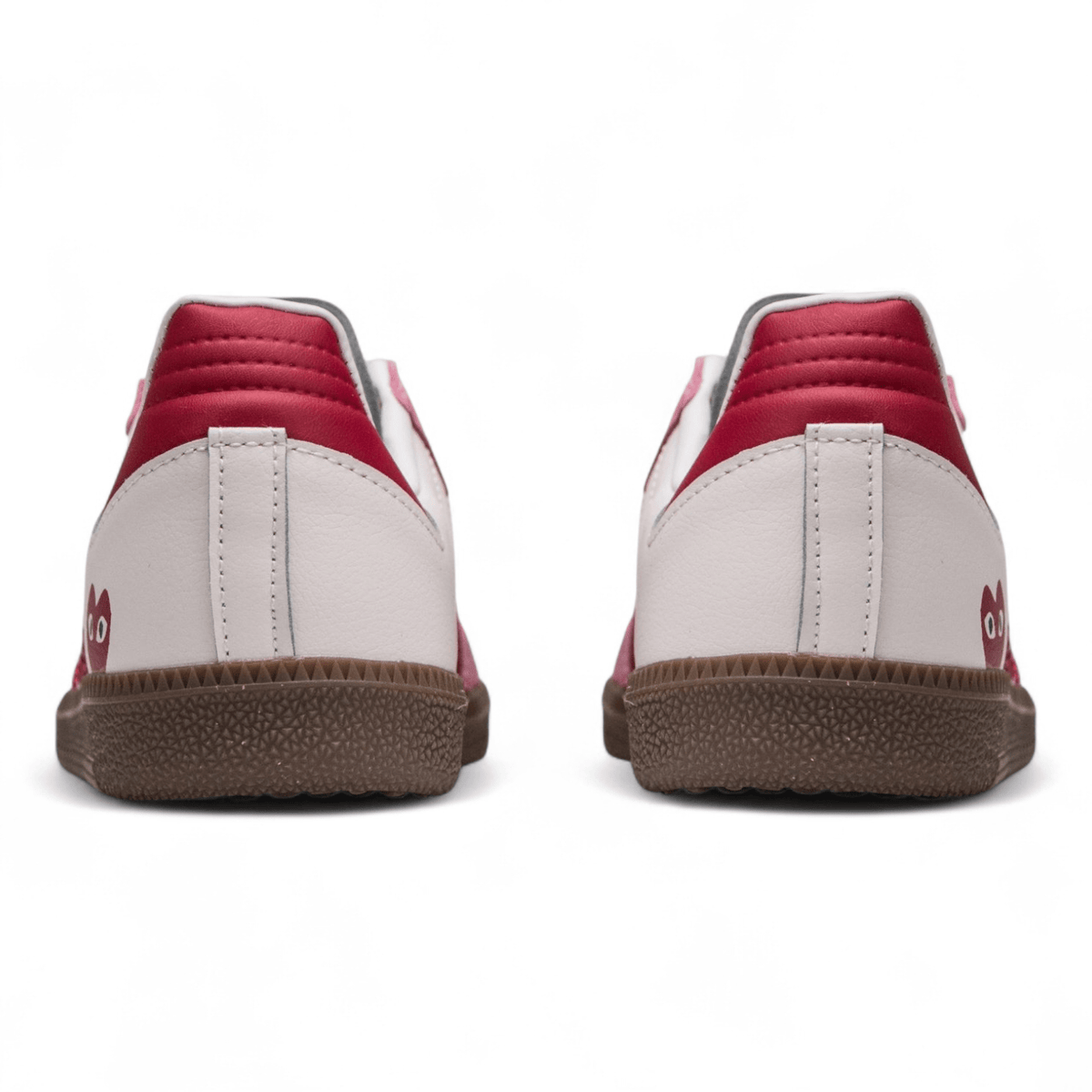 Adidas Samba x CDG Play - Blanc/Rose/Rouge