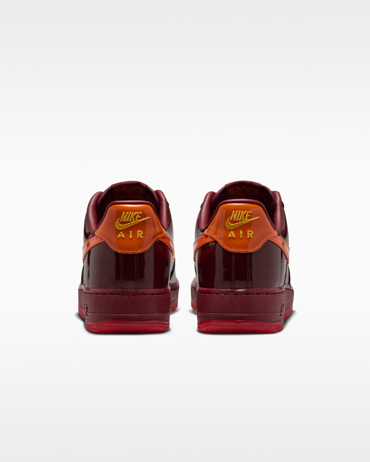 Nike Air Force 1 Low Patent "Dark Team Red"