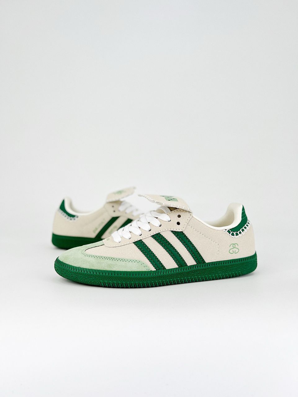 Adidas Samba x Stüssy "Crème/Vert"