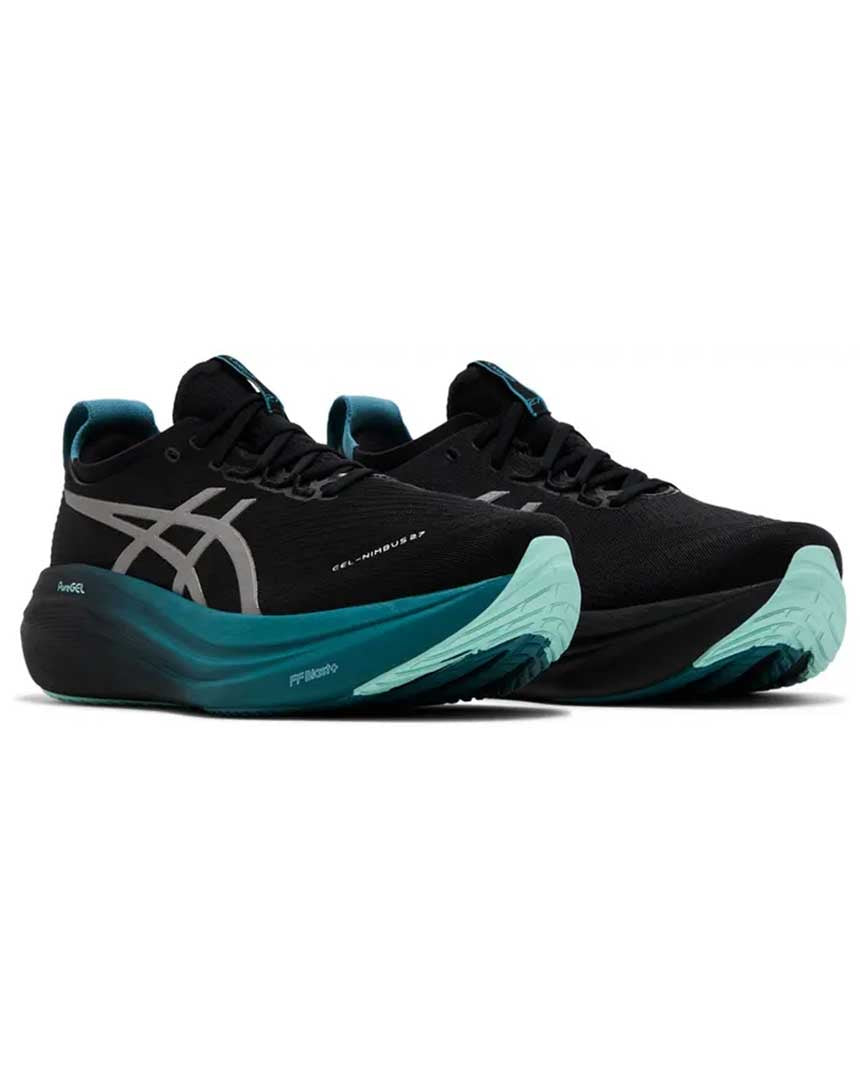 Asics Gel-Nimbus 27 - Noir/Turquoise