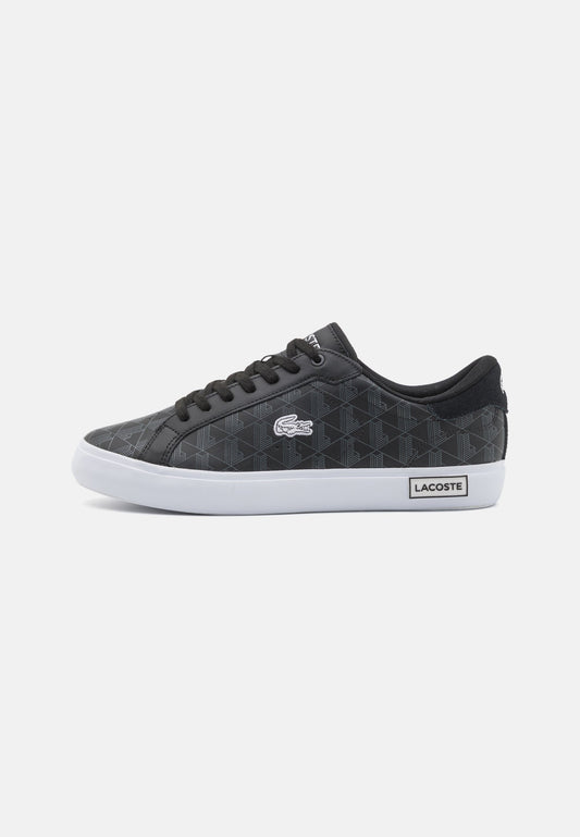 Lacoste Powercourt Monogramme Noir/Blanc