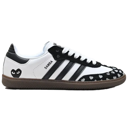 Adidas Samba x CDG Play - Blanc/Noir