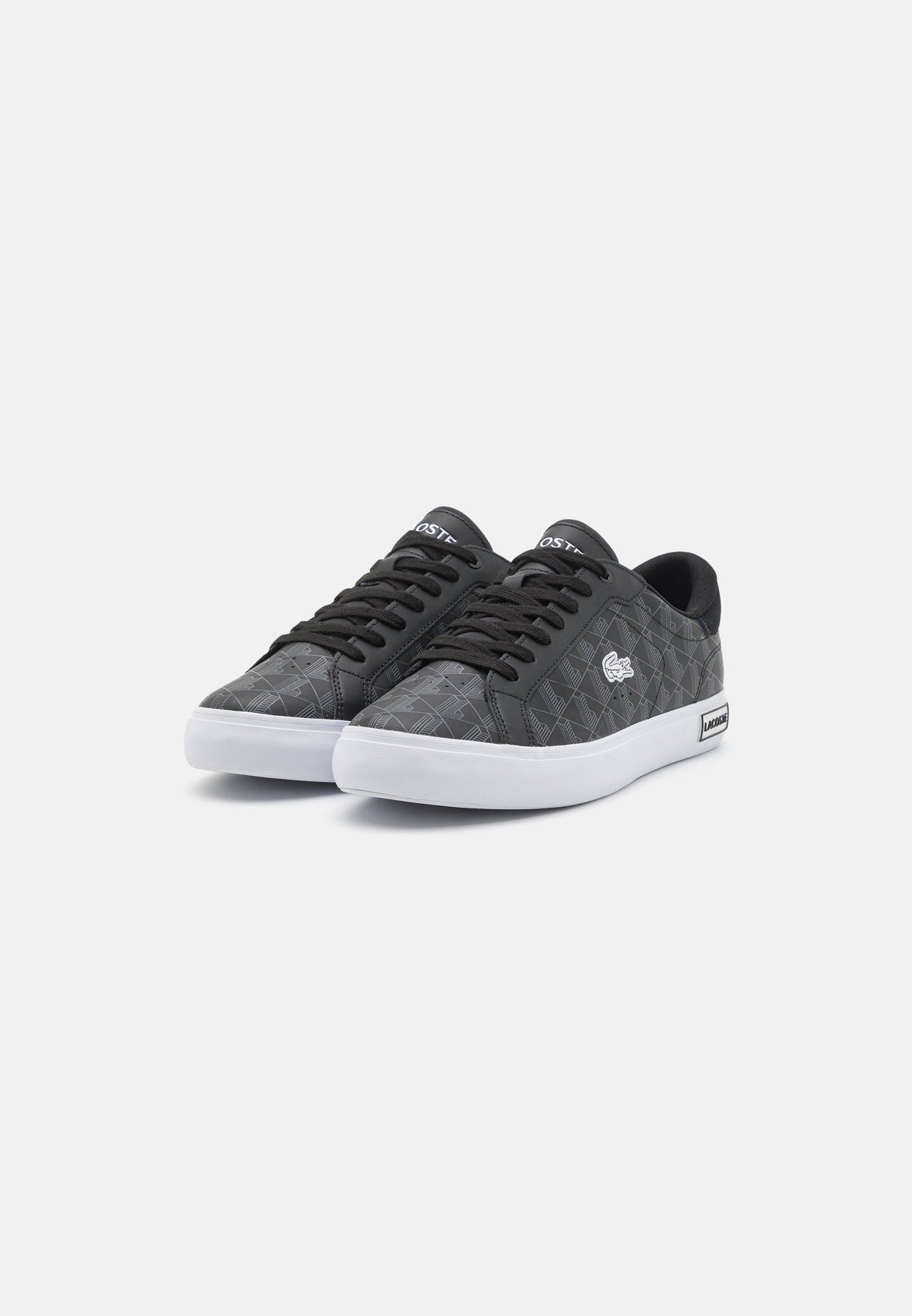Lacoste Powercourt Monogramme Noir/Blanc