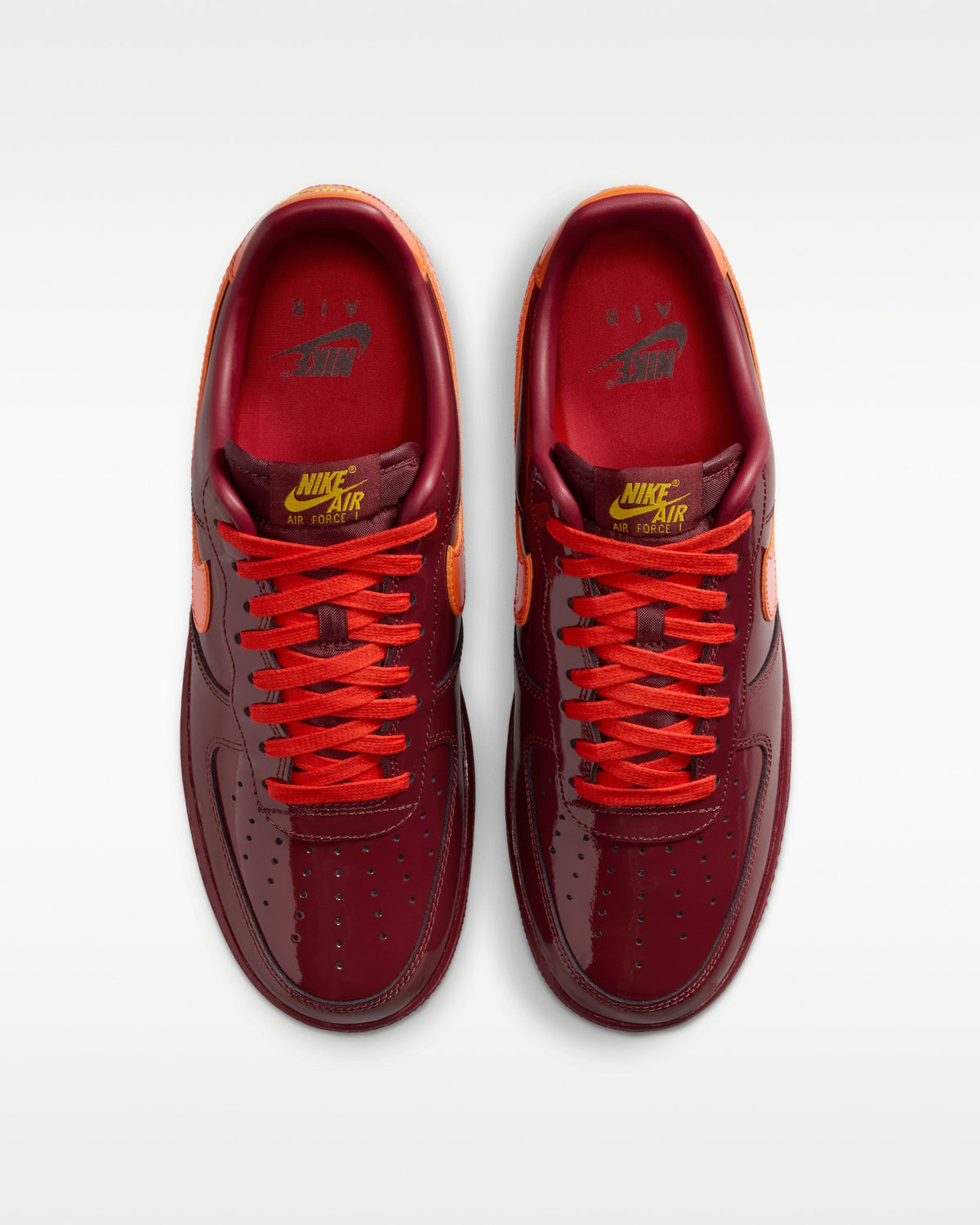 Nike Air Force 1 Low Patent "Dark Team Red"