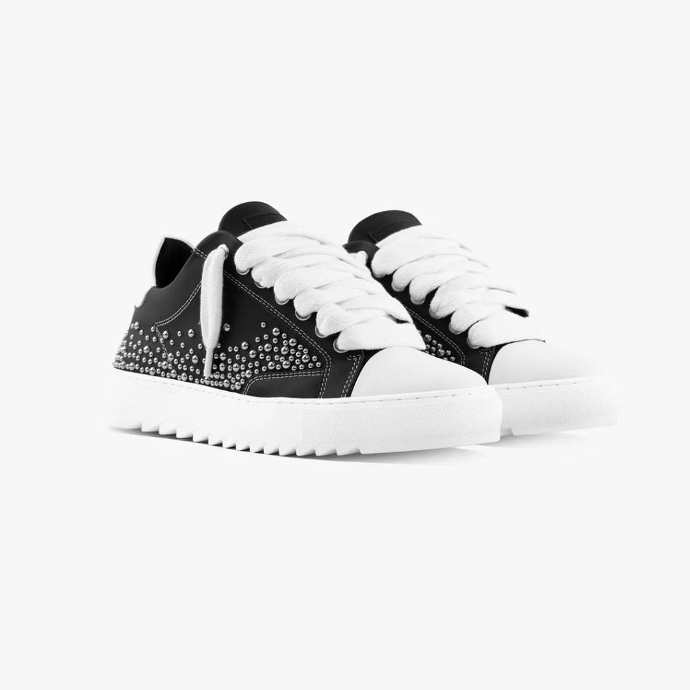 Numeris Atelier Cuir Clouté Noir/Blanc