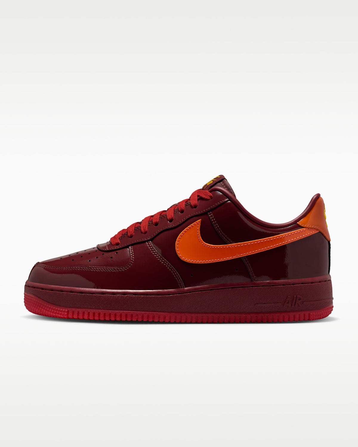 Nike Air Force 1 Low Patent "Dark Team Red"