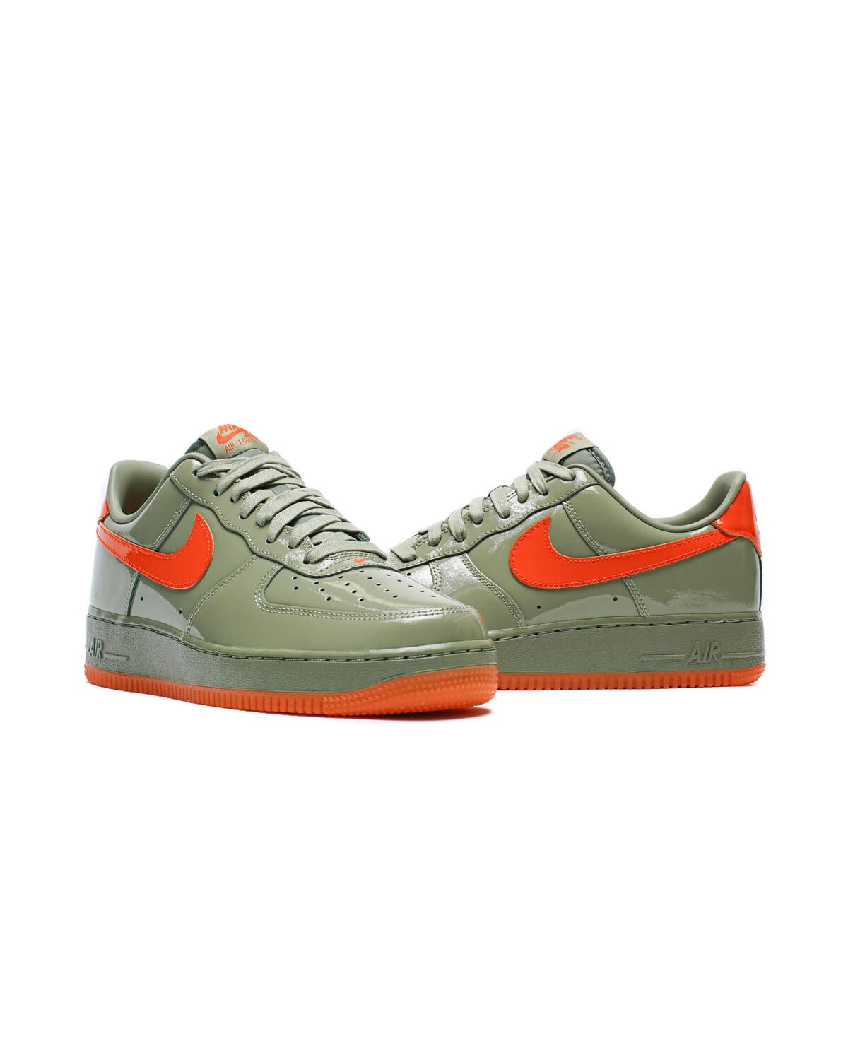 Nike Air Force 1 Low "Vert Olive / Orange"