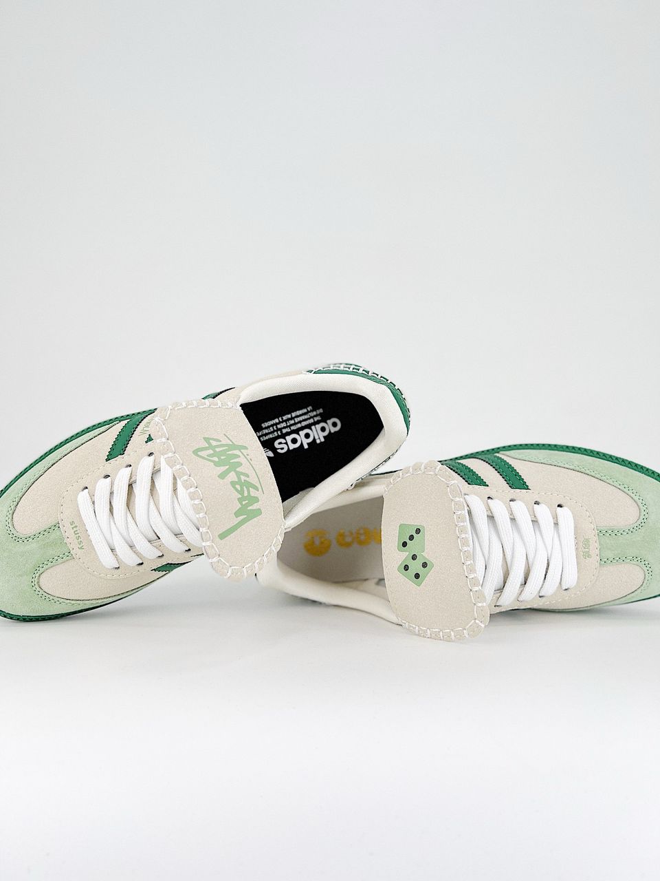 Adidas Samba x Stüssy "Crème/Vert"