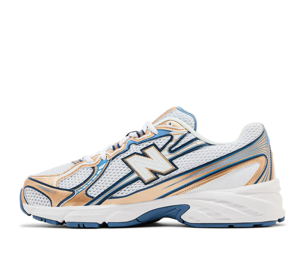 New Balance 740 - Heron Blue/Gold Metallic