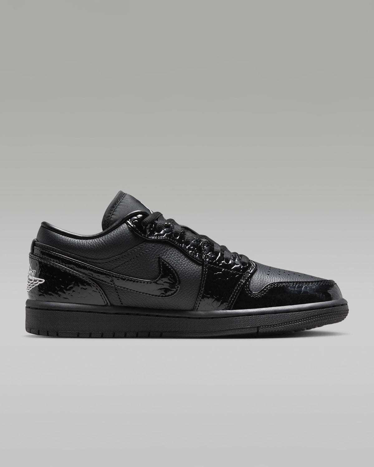 Nike Air Jordan 1 Low SE "Noir" Verni Texturé