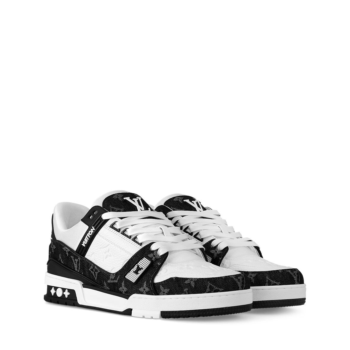 Louis Vuitton LV Trainer Denim - Noir/Blanc
