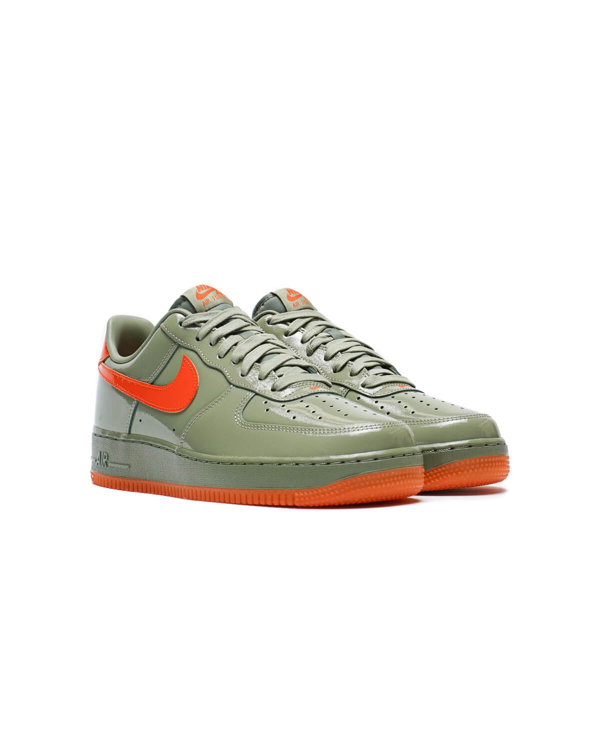 Nike Air Force 1 Low "Vert Olive / Orange"