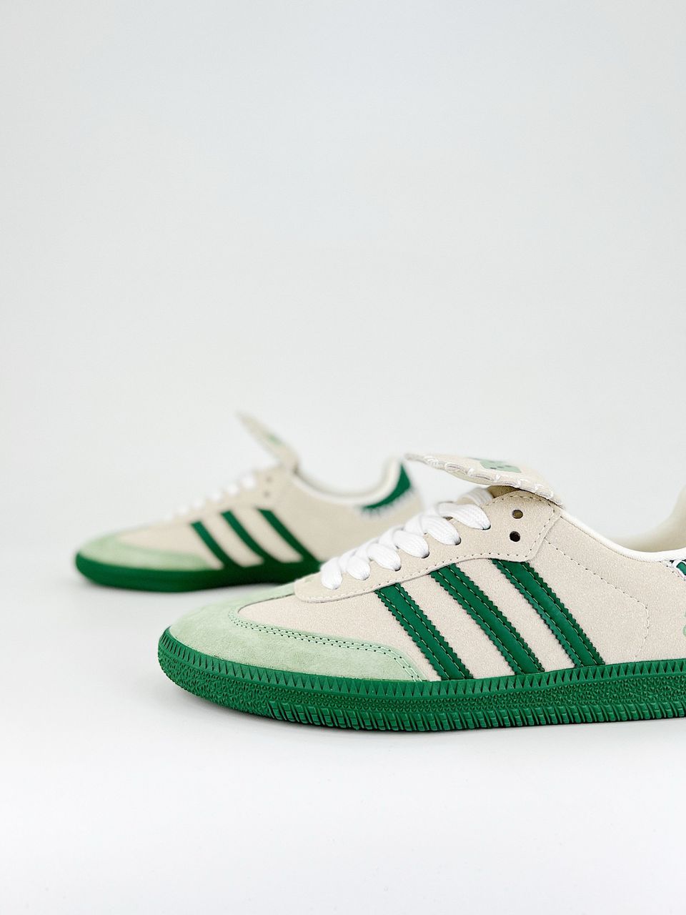 Adidas Samba x Stüssy "Crème/Vert"