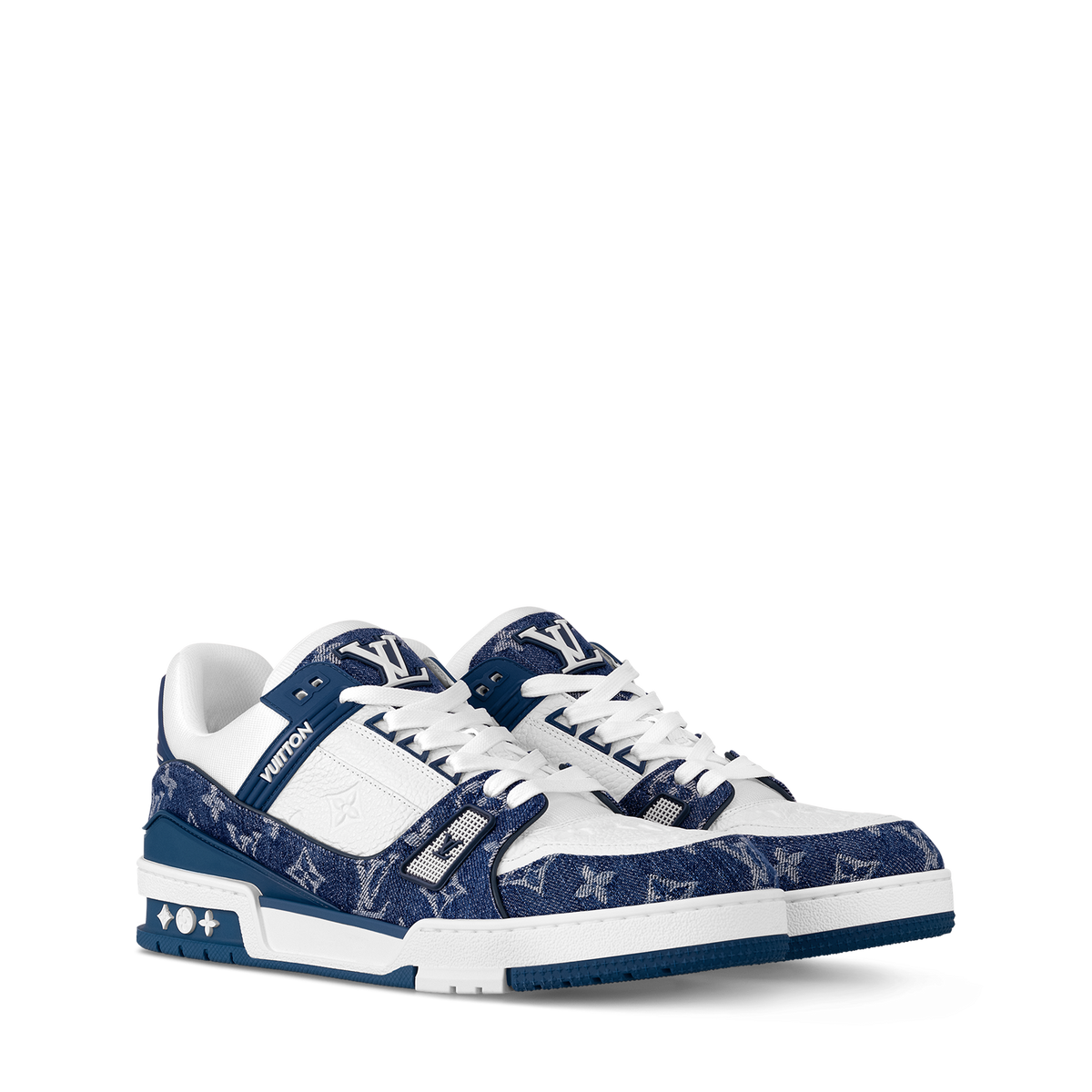 Louis Vuitton LV Trainer Denim - Bleu/Blanc