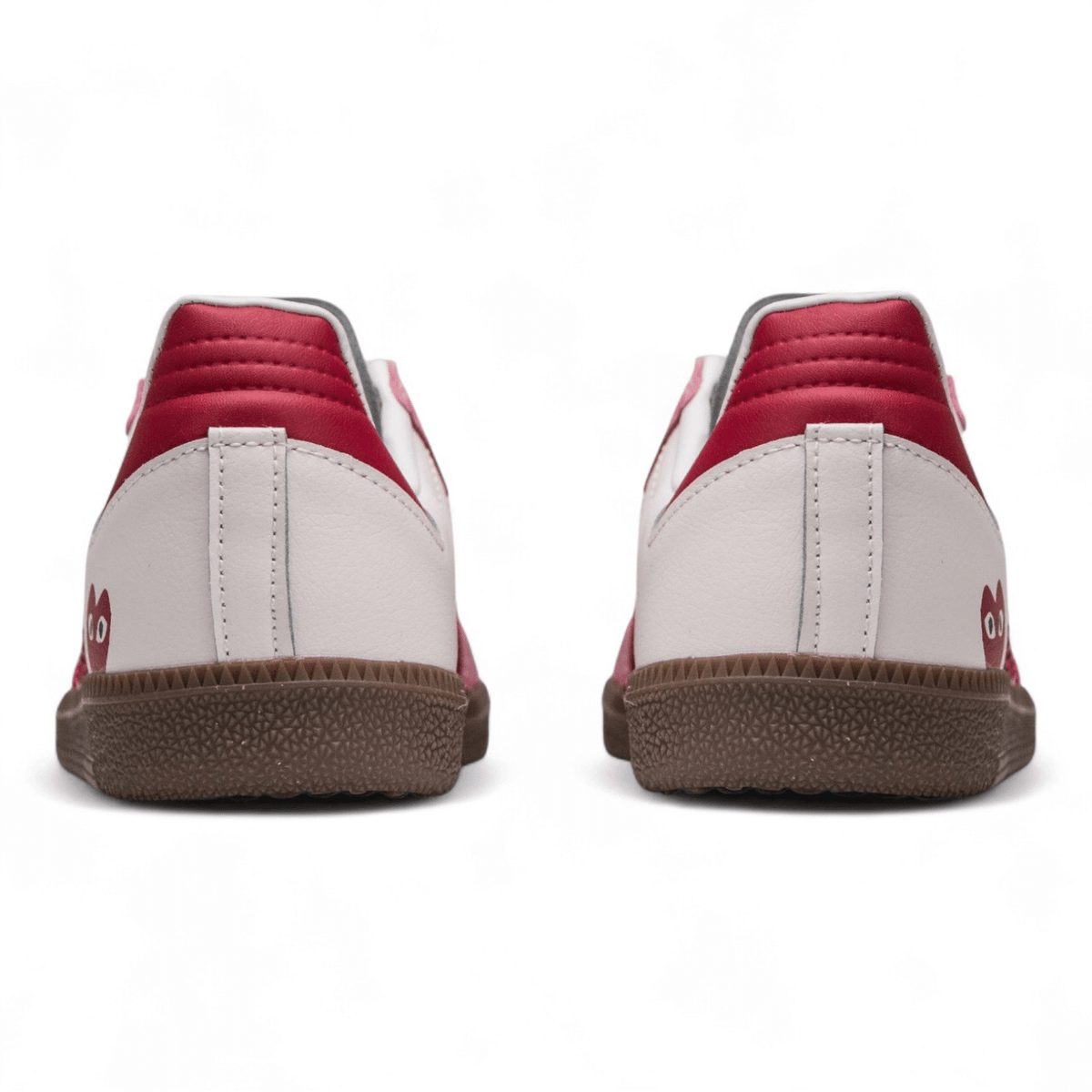 Adidas Samba x CDG Play - Blanc/Rose/Rouge