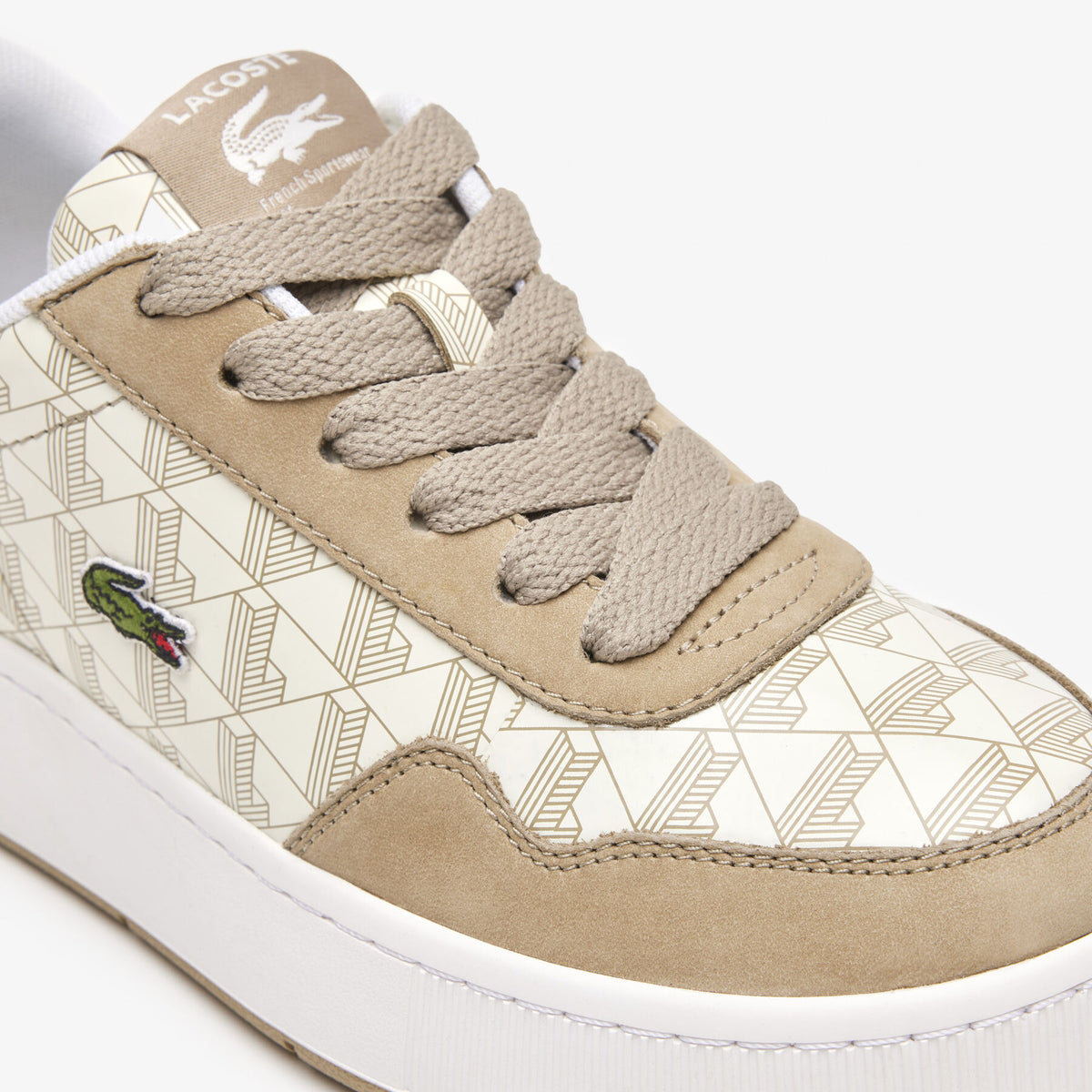 Lacoste Ace Clip Monogram Beige