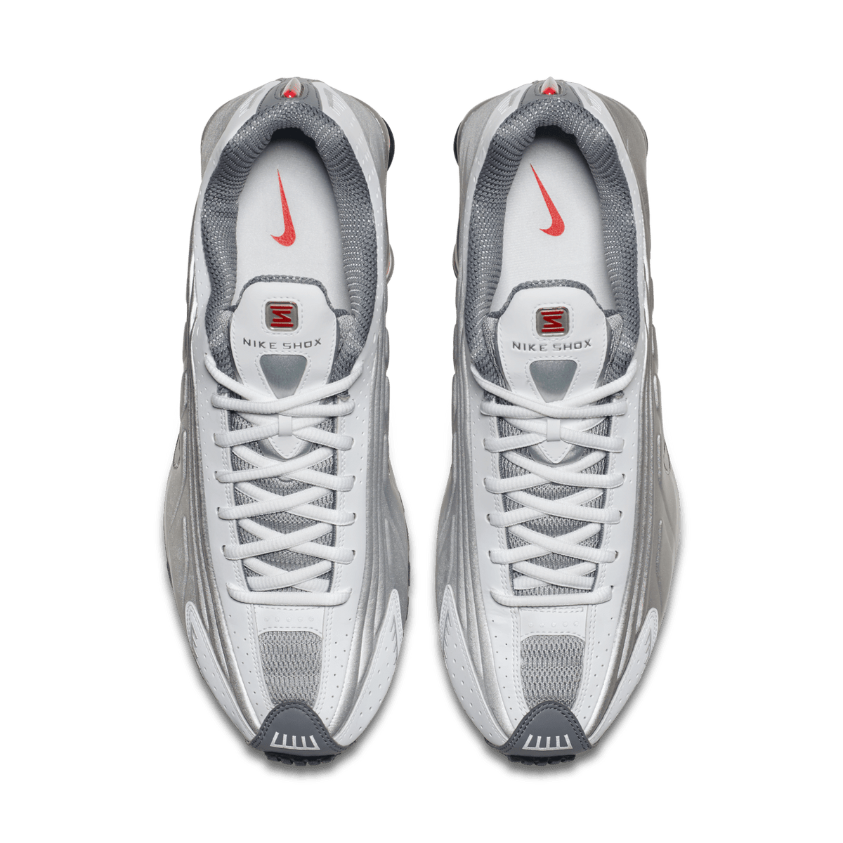 Nike Shox R4 White Metallic Silver