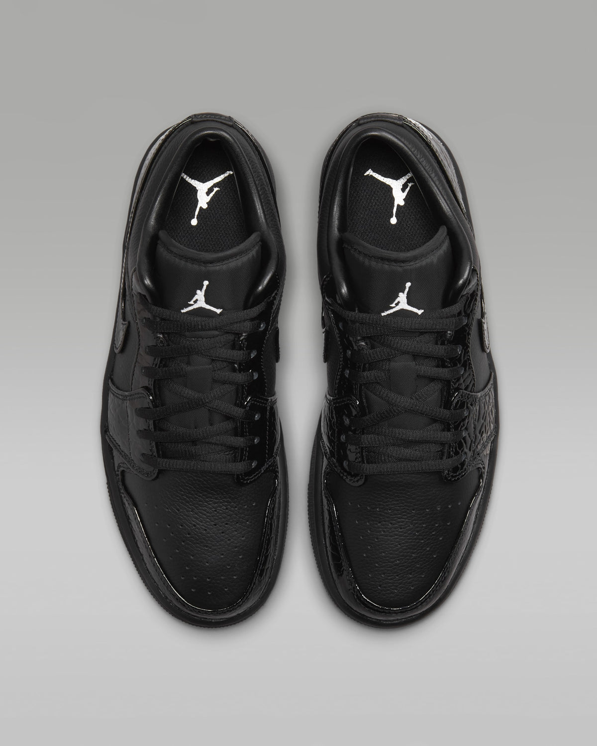 Nike Air Jordan 1 Low SE "Noir" Verni Texturé