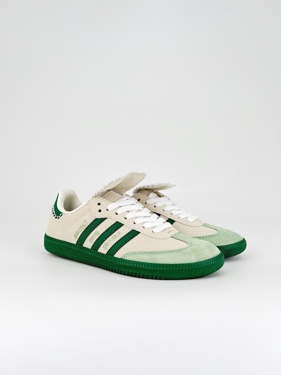 Adidas Samba x Stüssy "Crème/Vert"