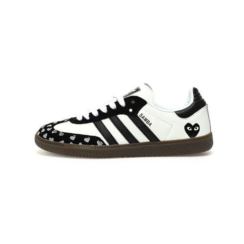 Adidas Samba x CDG Play - Blanc/Noir