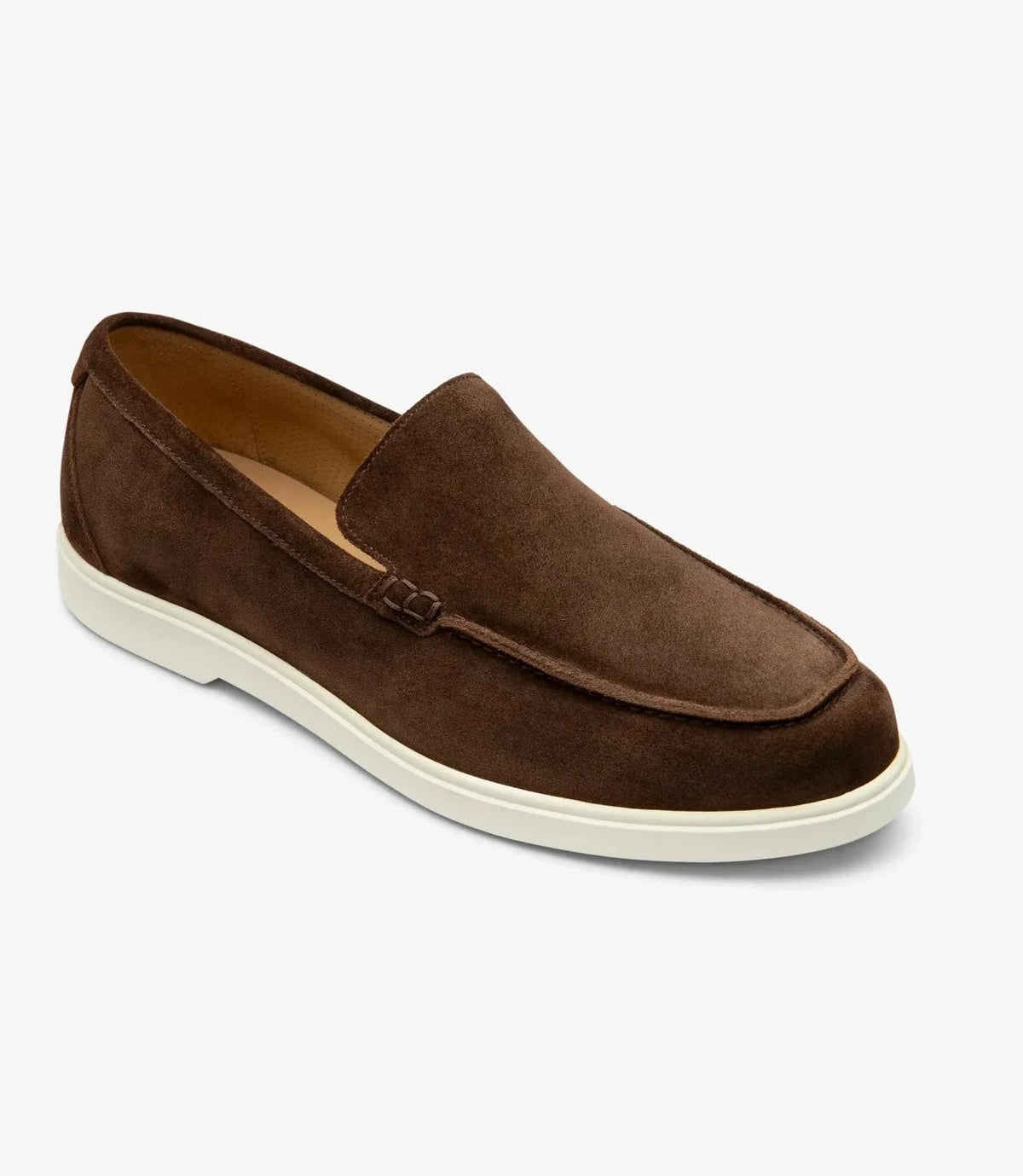 Mocassin Daim Marron Chocolat