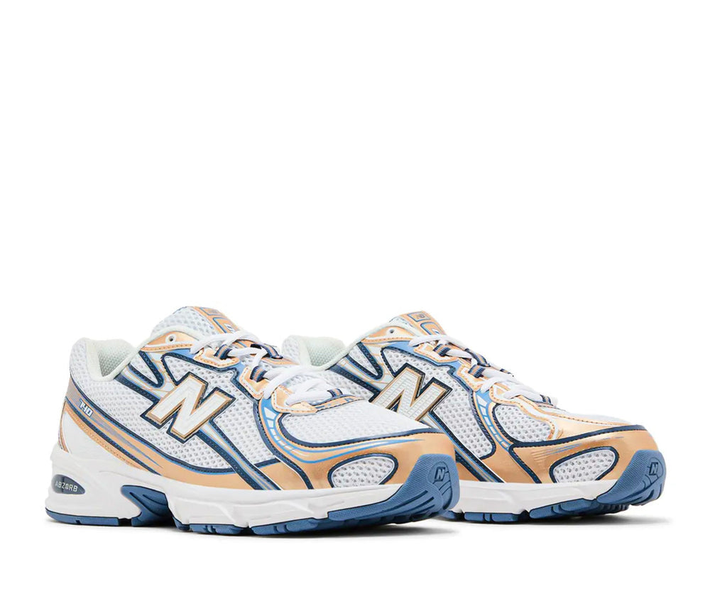 New Balance 740 - Heron Blue/Gold Metallic