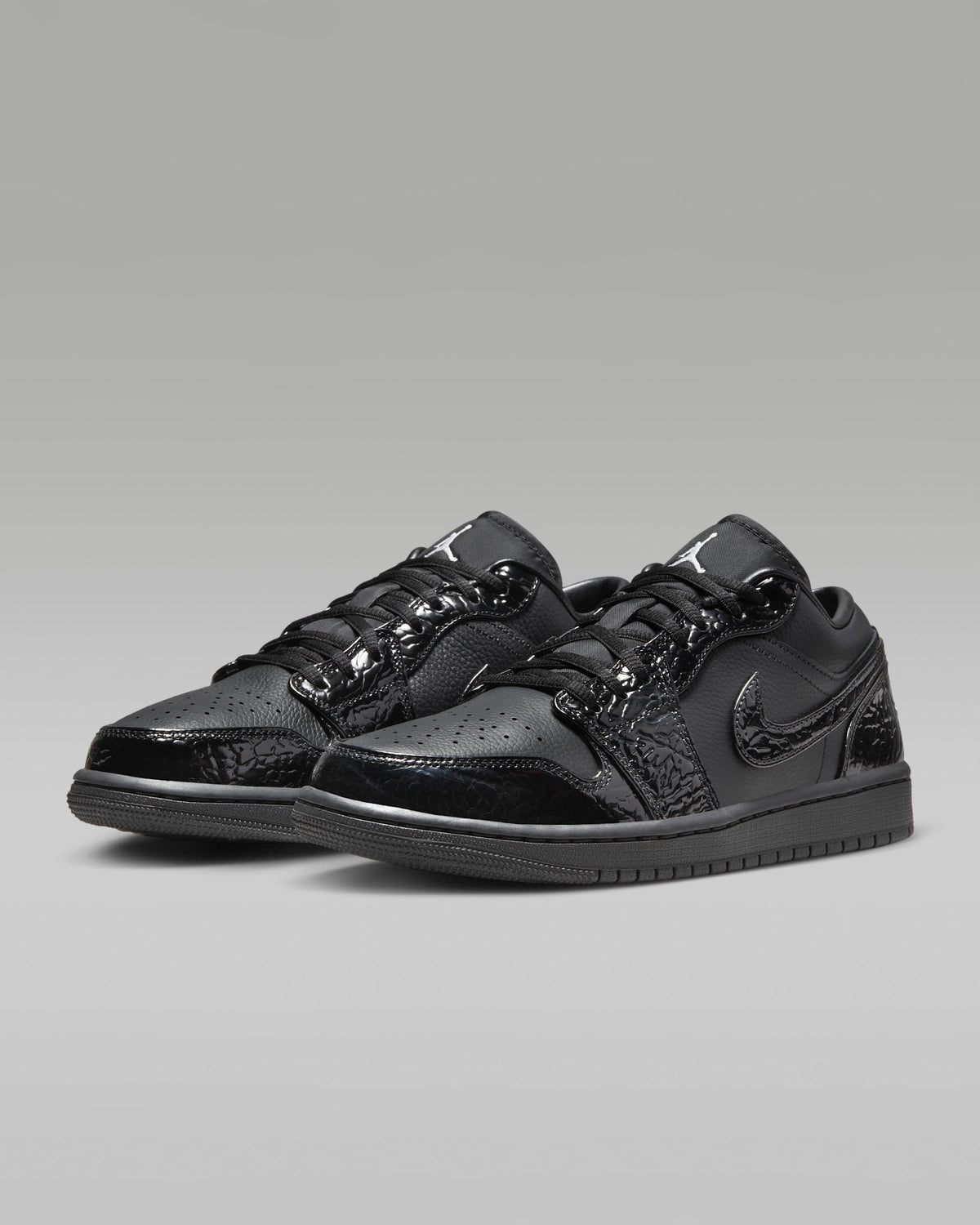 Nike Air Jordan 1 Low SE "Noir" Verni Texturé