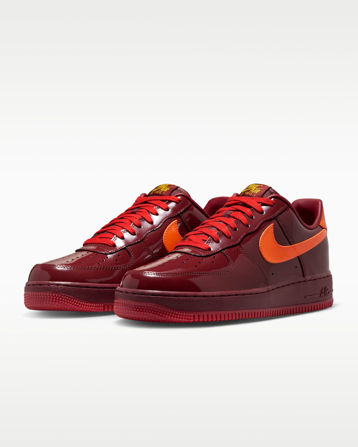 Nike Air Force 1 Low Patent "Dark Team Red"