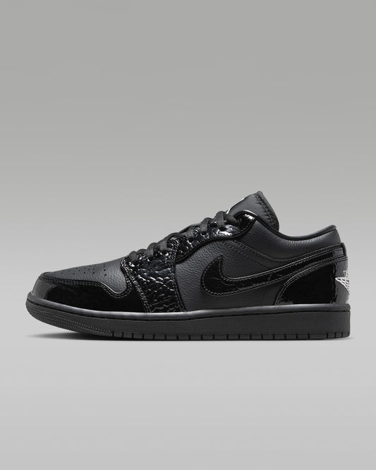 Nike Air Jordan 1 Low SE "Noir" Verni Texturé