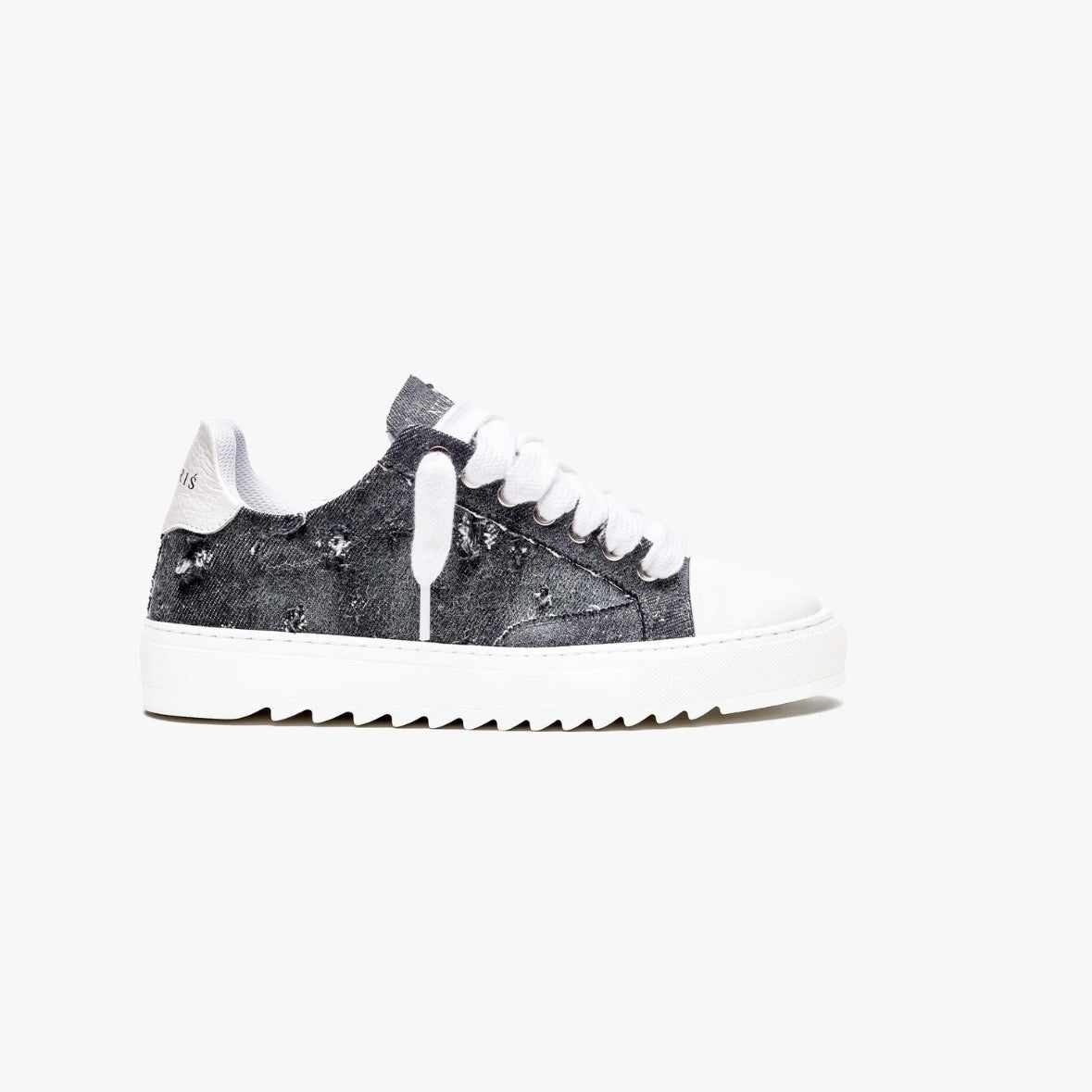 Numeris Thrashed Denim - Gris/Blanc