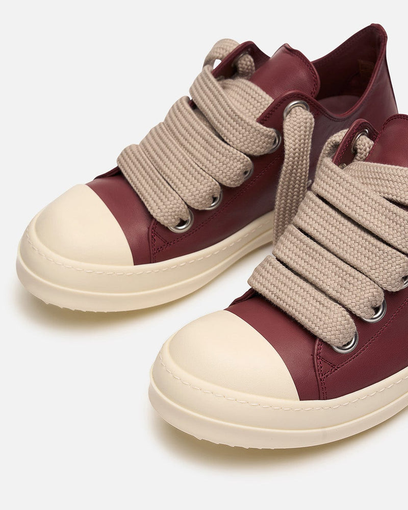 Rick Owens Jumbo Lace Low - Bordeaux