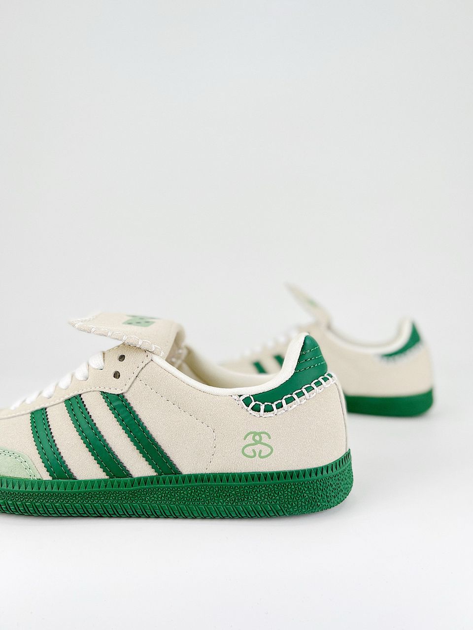 Adidas Samba x Stüssy "Crème/Vert"