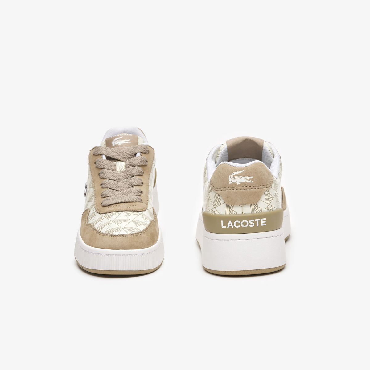 Lacoste Ace Clip Monogram Beige