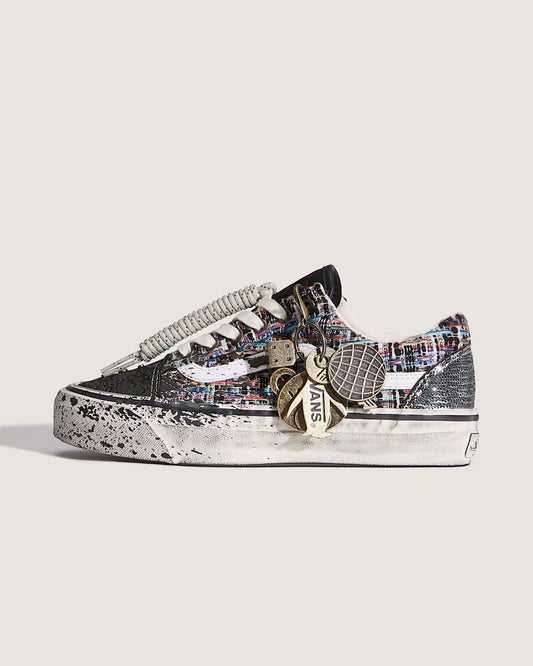 Vans Premium Old Skool Charms - Noir/Gris